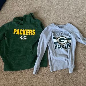 Boys large Green Bay shirts